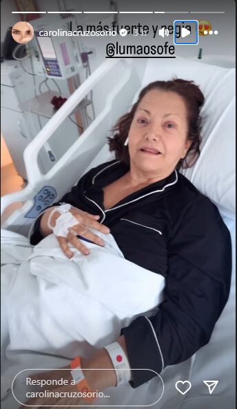 Luz Osorio, mamá de Carolina Cruz, explicó el procedimiento que tuvieron que realizarle.