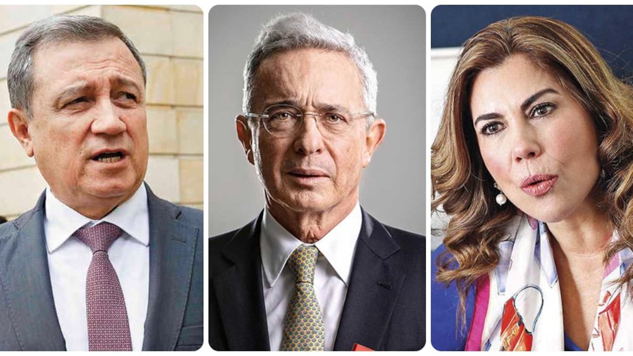 Ernesto Macías, Álvaro Uribe y Nubia Stella Martínez