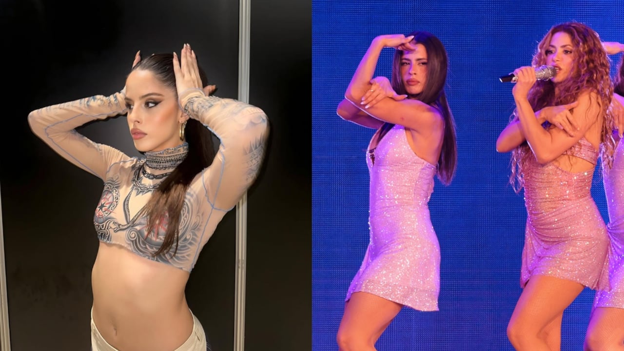 Natalia Palomares se refirió a la polémica que surgió por cuenta de comentarios que apuntaban a que su protagonismo opacaba a otras bailarinas e incluso a Shakira.