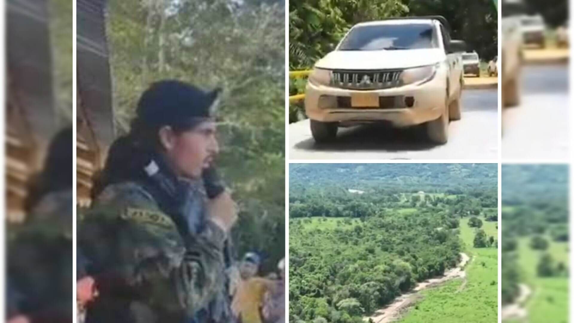 Las increíbles imágenes se grabaron en el municipio de Tibú, en la región del Catatumbo.