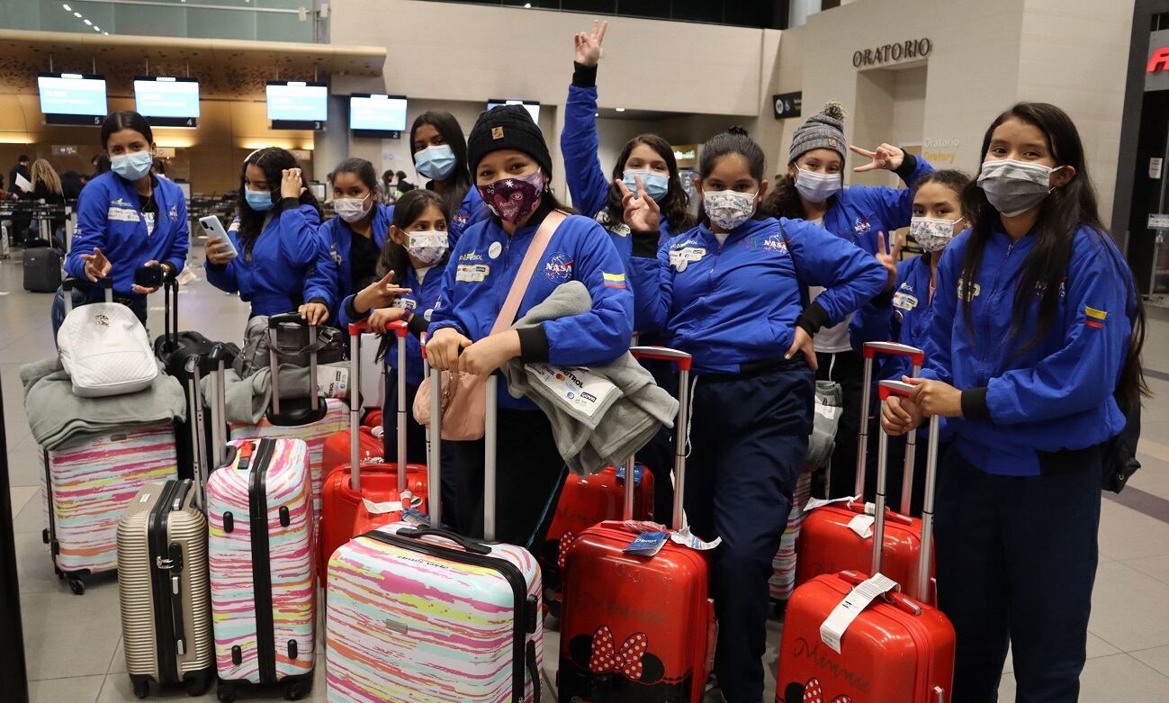 Este año la misión es llevar a 35 niñas de zonas de interés de Ecopetrol a la Nasa. Foto: Fundación She Is