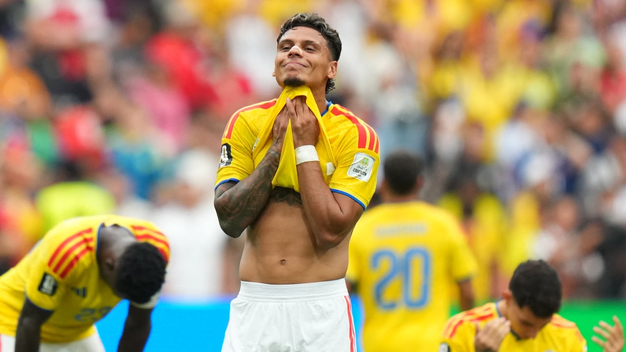 Richard Ríos reacciona a la derrota de Colombia vs. Suiza en el Mundial 2026.