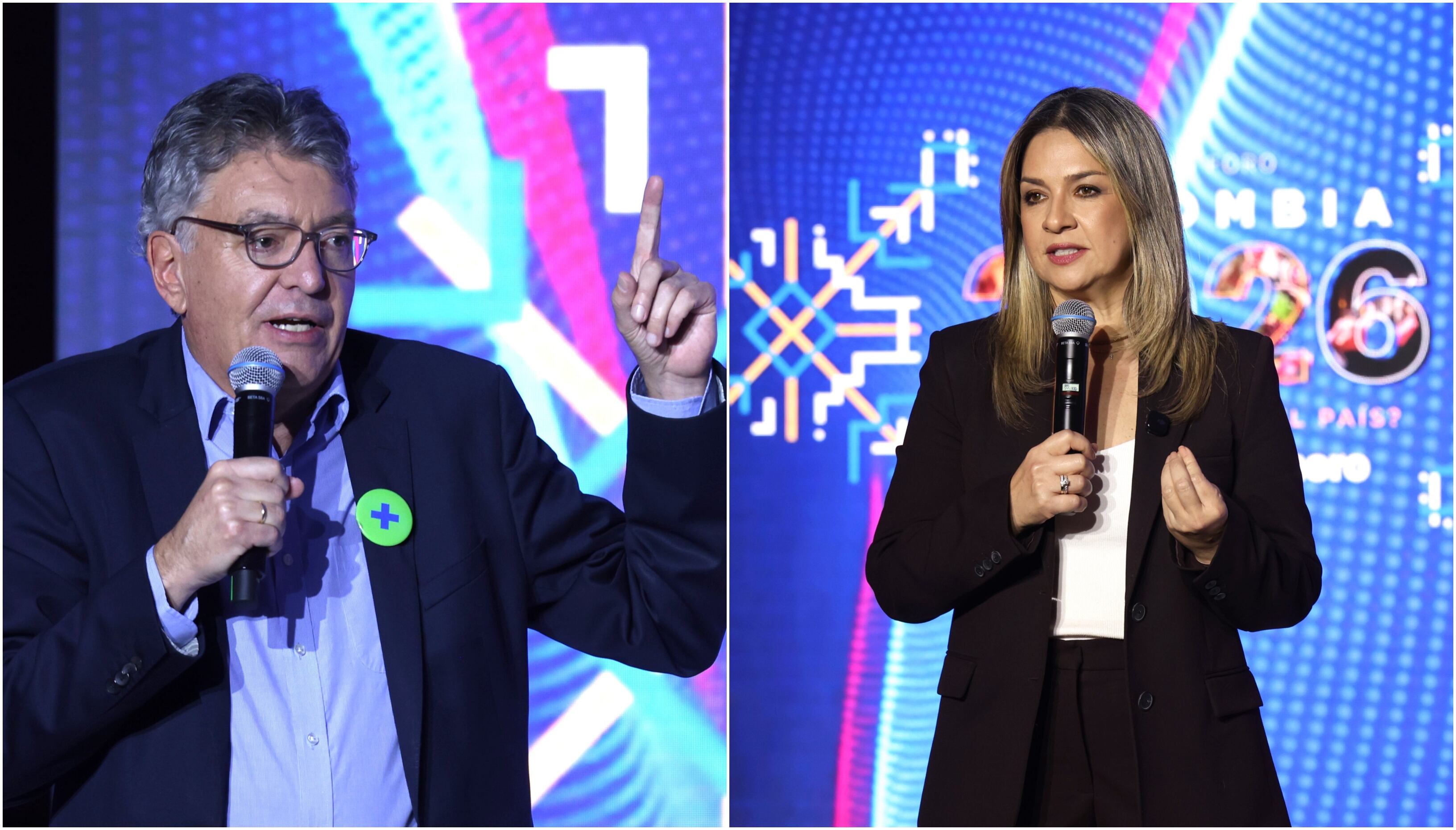 Mauricio Cárdenas y Vicky Dávila