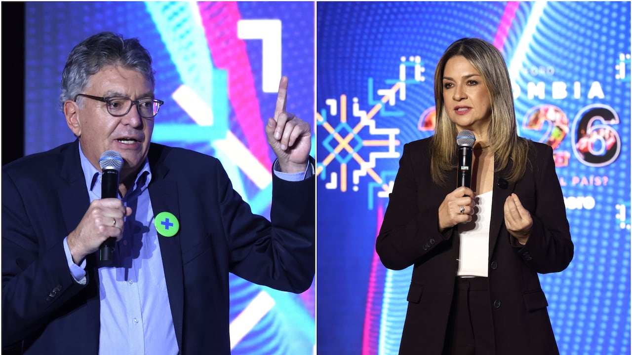 Mauricio Cárdenas y Vicky Dávila.