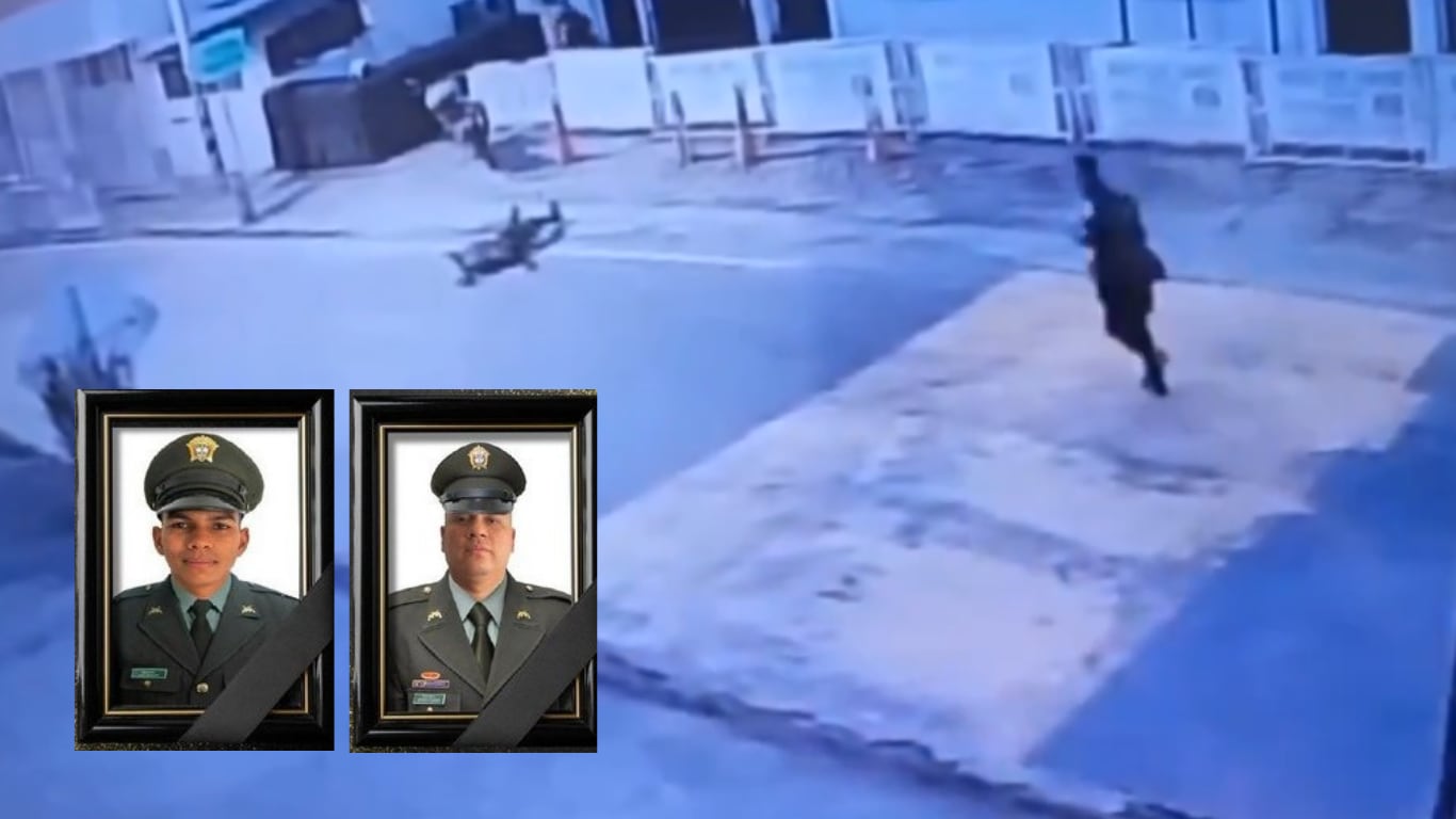 Fueron asesinados los patrulleros José Daniel Pedraza González y Henry Ospina Lasso.