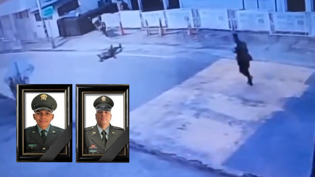 Fueron asesinados los patrulleros José Daniel Pedraza González y Henry Ospina Lasso.