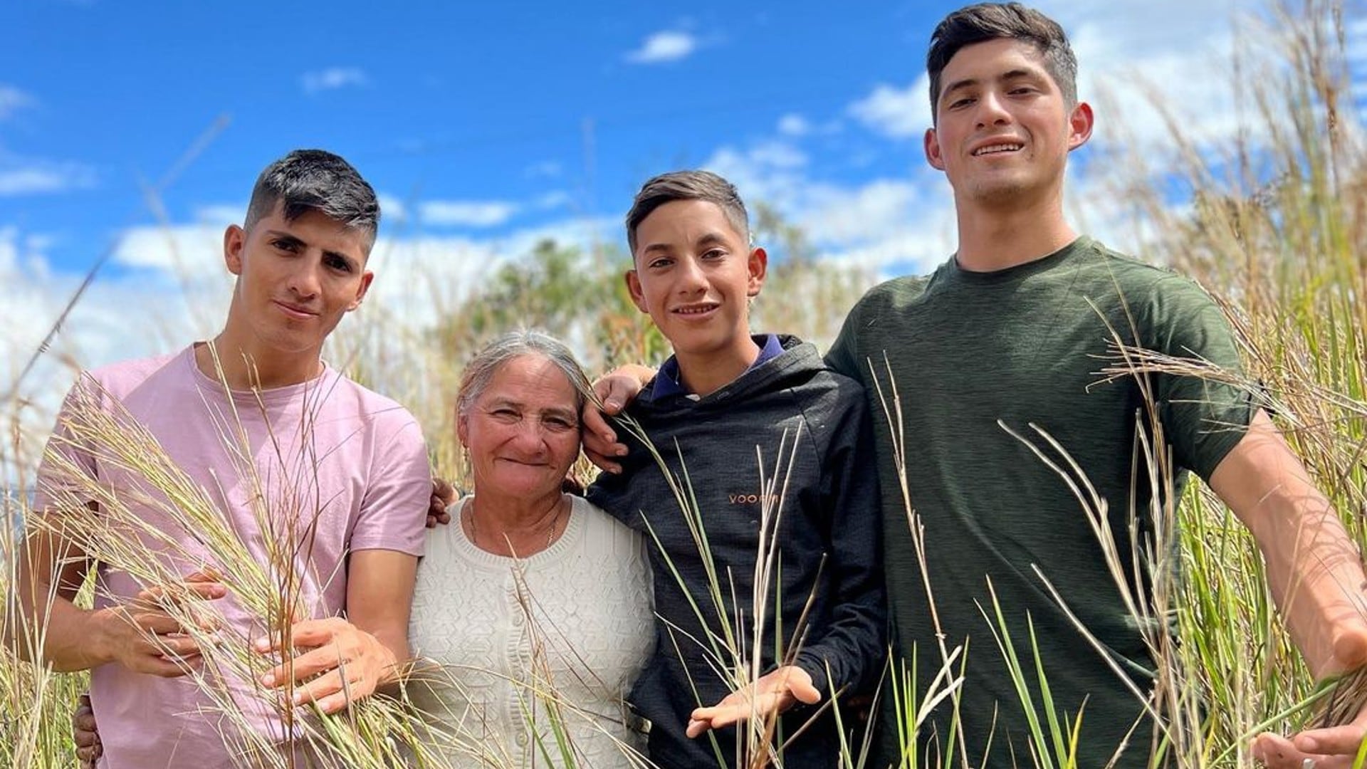 'Los escachaítos' es la reconocida familia campesina