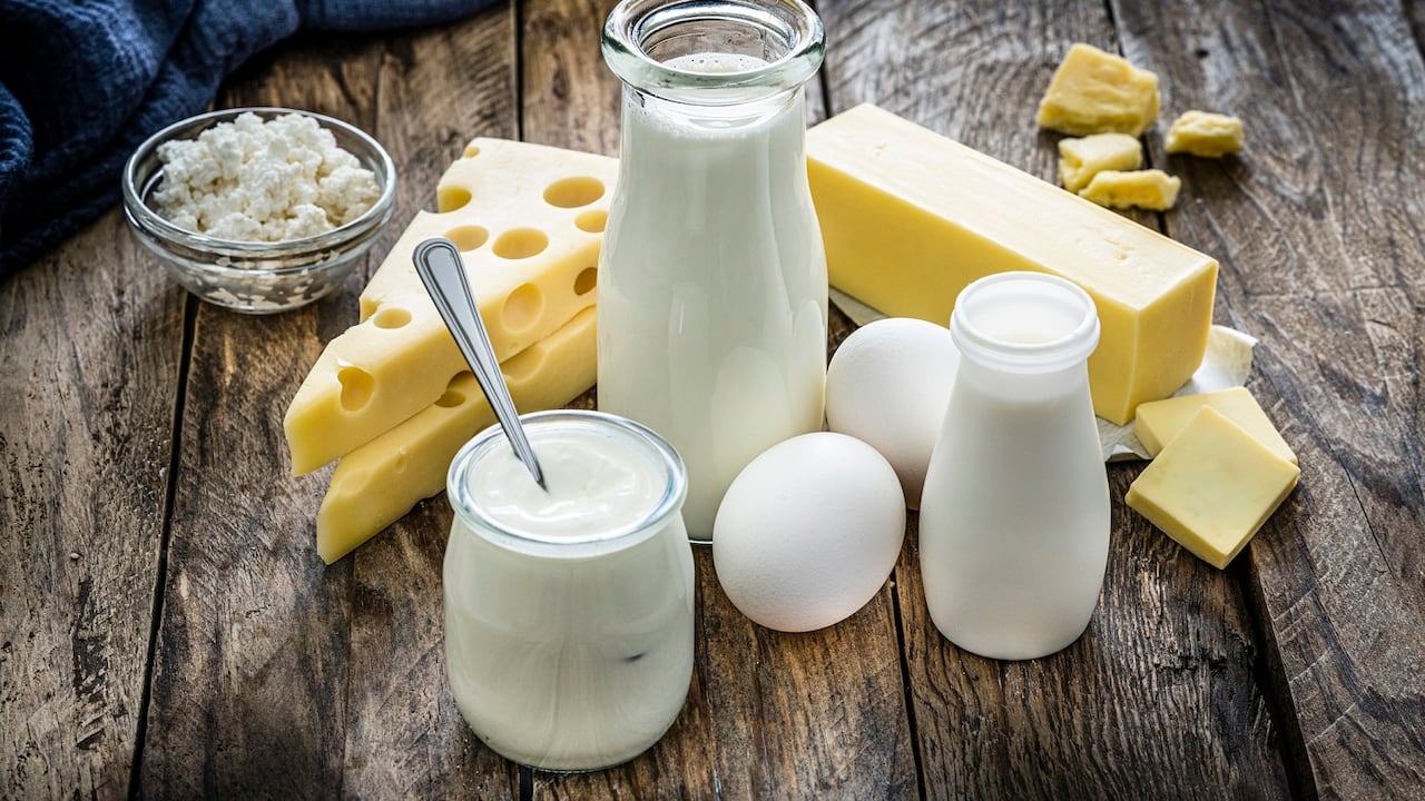 Los productos lácteos son de los alimentos que más le aportan calcio al organismo.