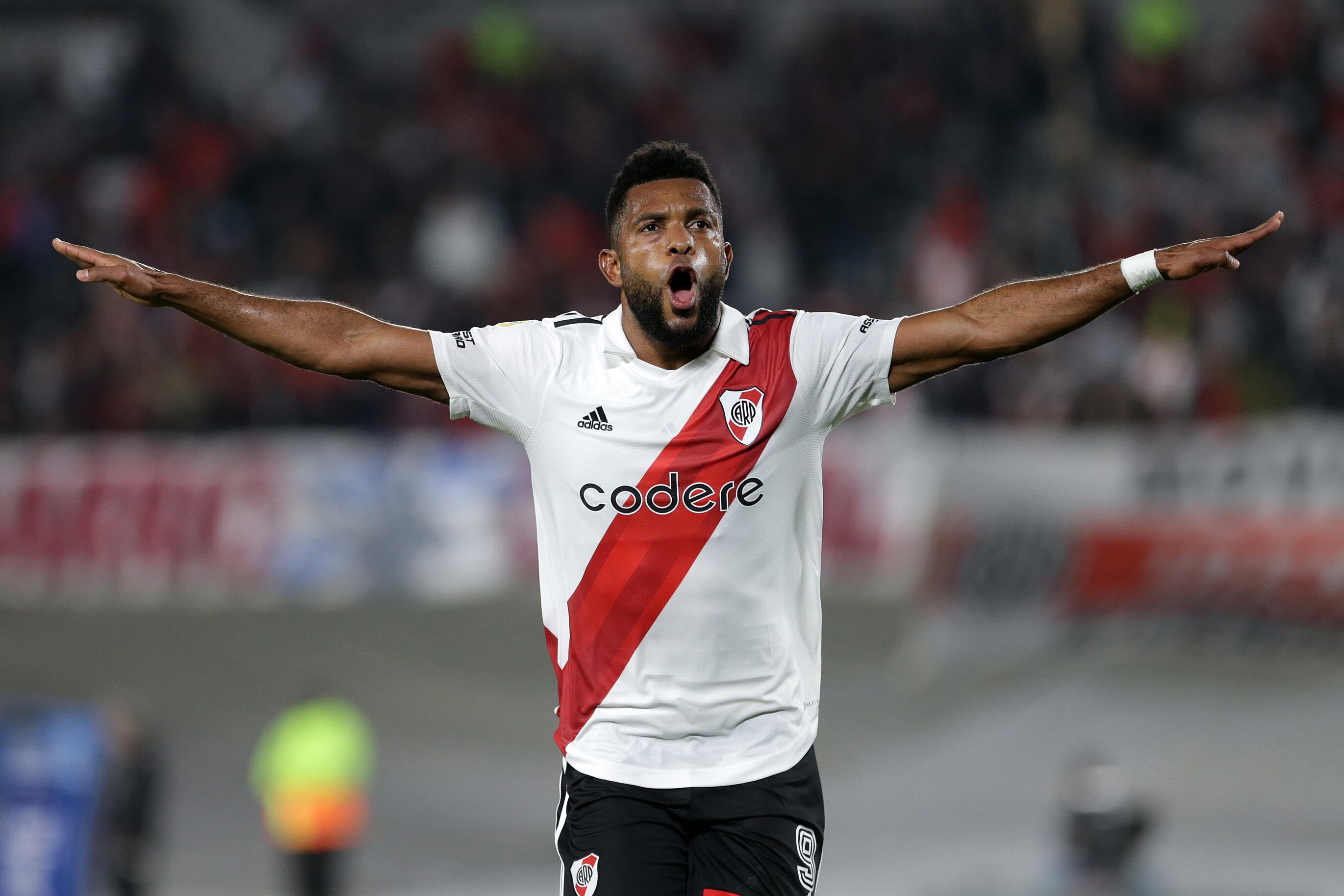 Miguel Borja y Juanfer Quintero, conexión colombiana en River Plate.