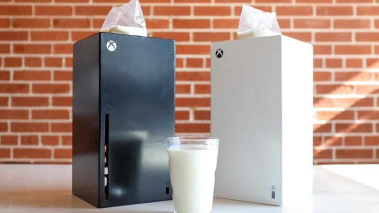 Jarra de leche de Xbox Series X.