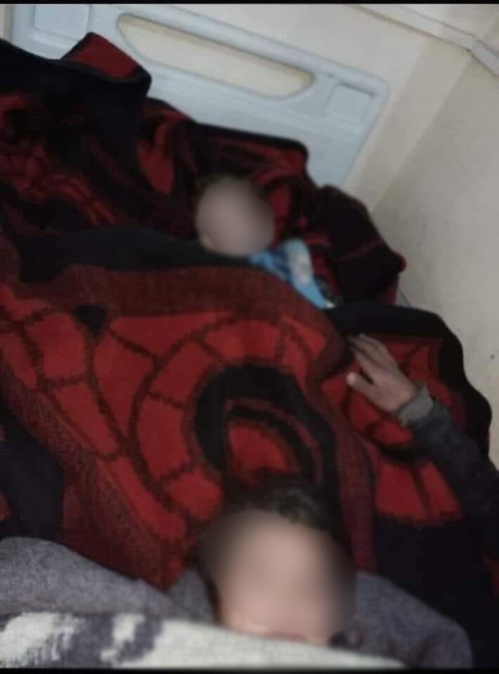 Tras ser rescatados, los menores fueron puestos a salvo en un refugio.