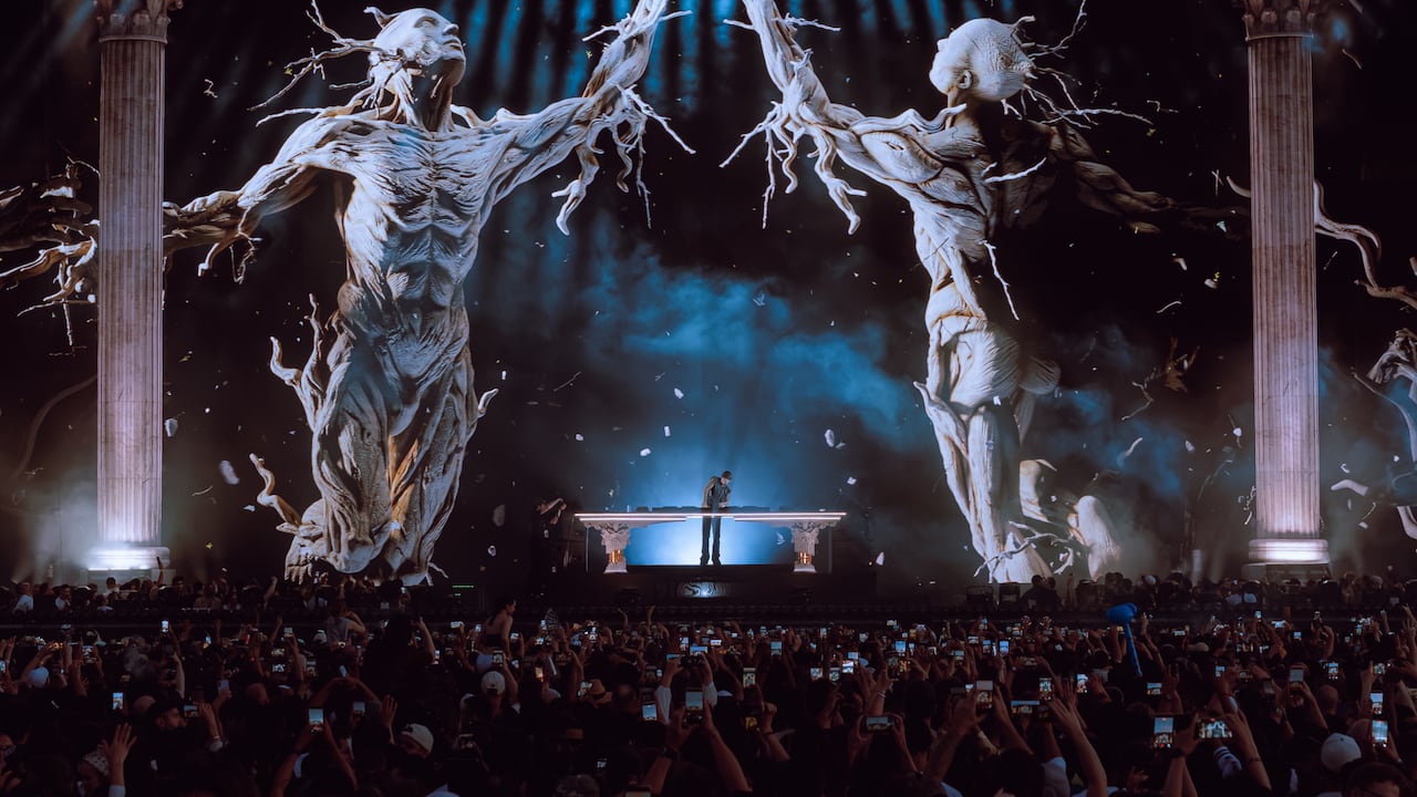 Anyma llegará a Bogotá directo desde Coachella con su show inmersivo.