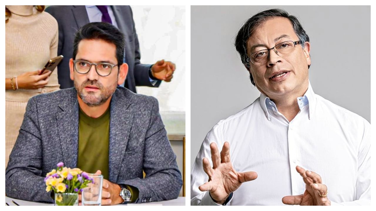 Juan Guillermo Zuluaga y Gustavo Petro.