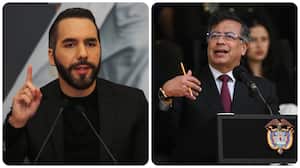 Nayib Bukele y Gustavo Petro