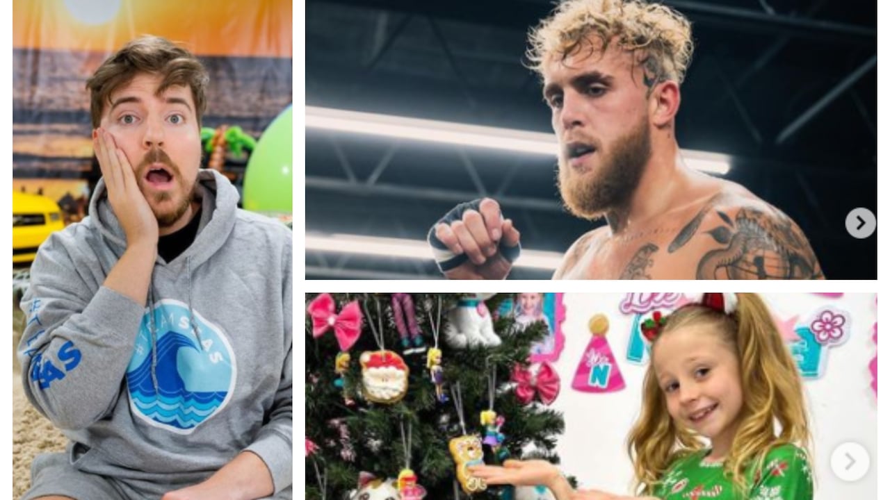 MrBeast, Jake Paul y Nastya encabezan el listado de los youtubers con mayores ingresos en el 2021, según Forbes