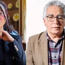 Juliana Guerrero y el director de la UNP, Augusto Rodríguez.