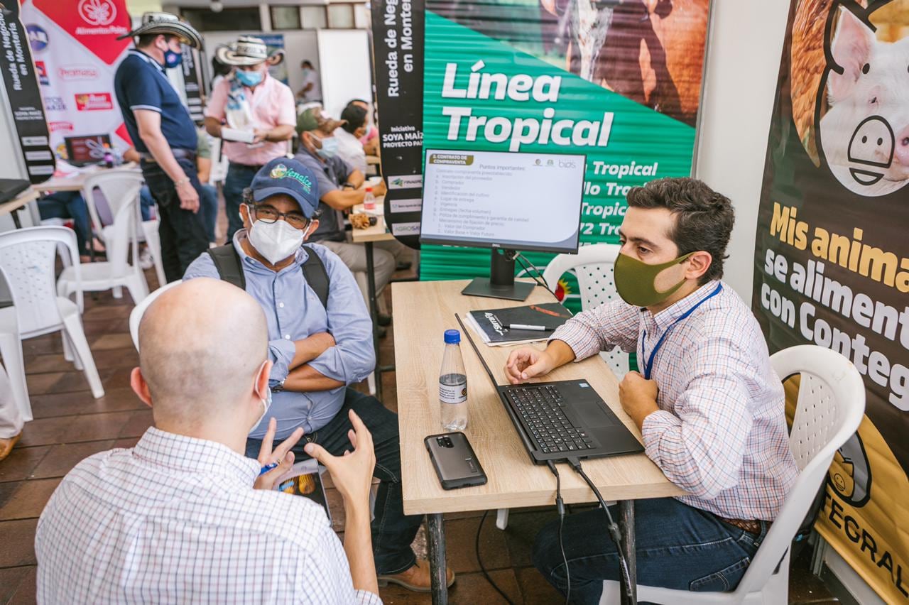 Rueda de negocios de maíz. Cortesía Ministerio de Agricultura.