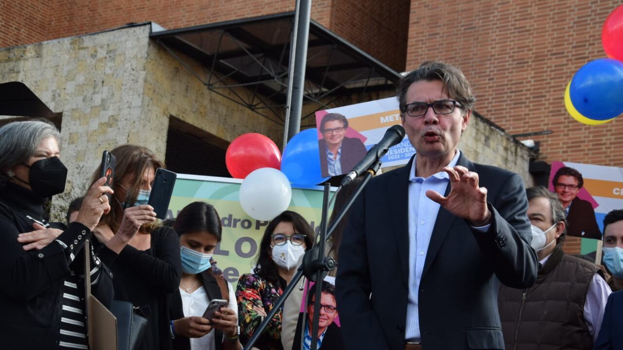 Inscripción para recolección de firmas campaña presidencial 2022 Alejandro Gaviria
Foto Alexandra Ruiz