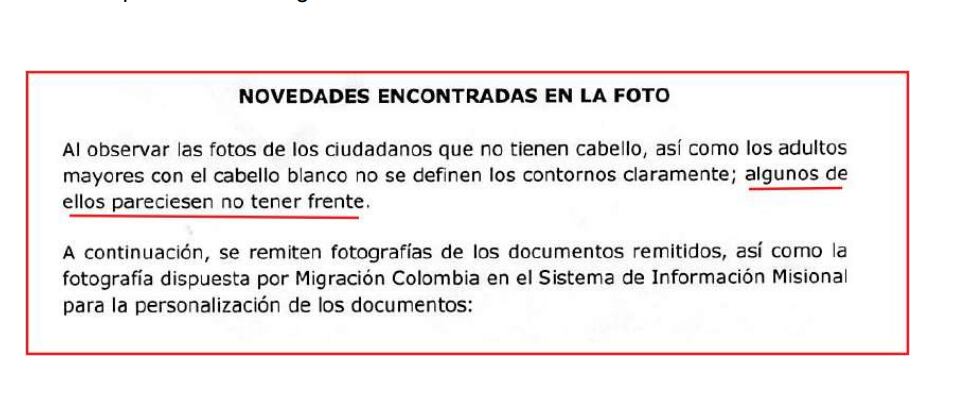 Las inconsistencias en los contratos para cédulas de la Imprenta Nacional .