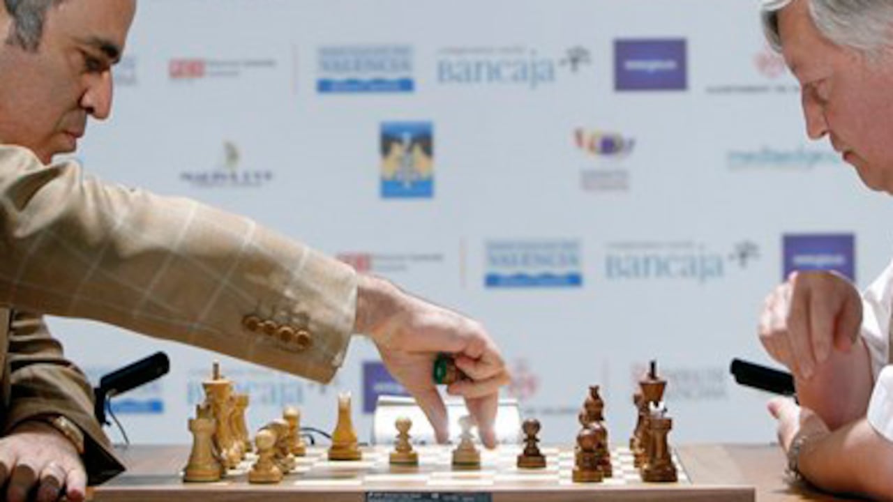 Garry Kasparov y Anatoly Karpov
