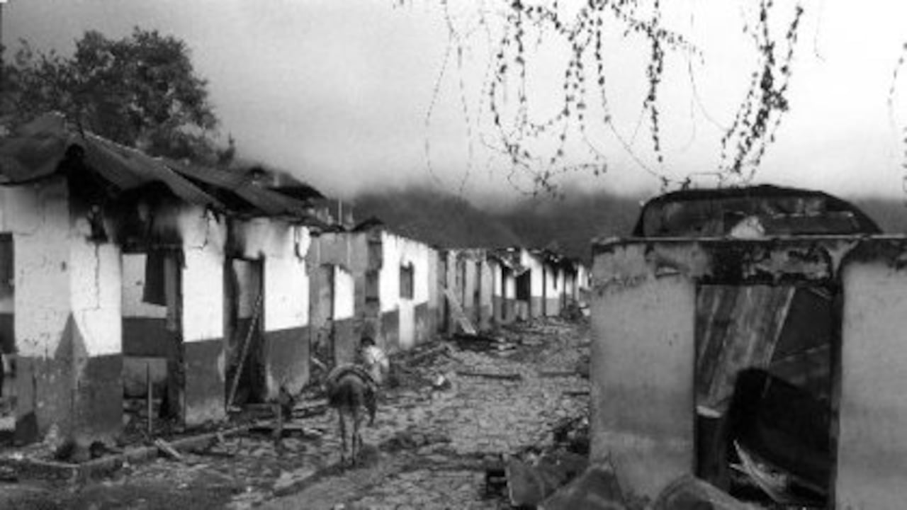 Así quedó el Aro, Ituango, después de la masacre