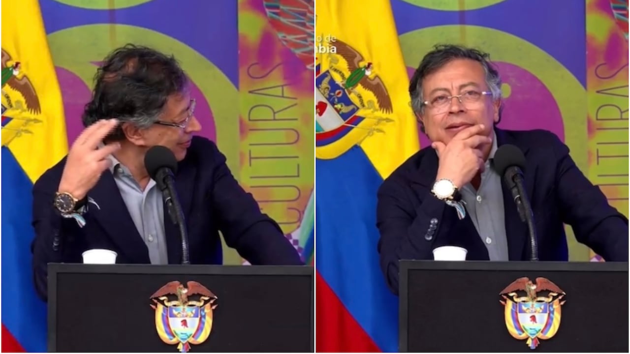 El presidente Gustavo Petro vivió un tenso momento luego de que una persona le gritó "mentiroso".