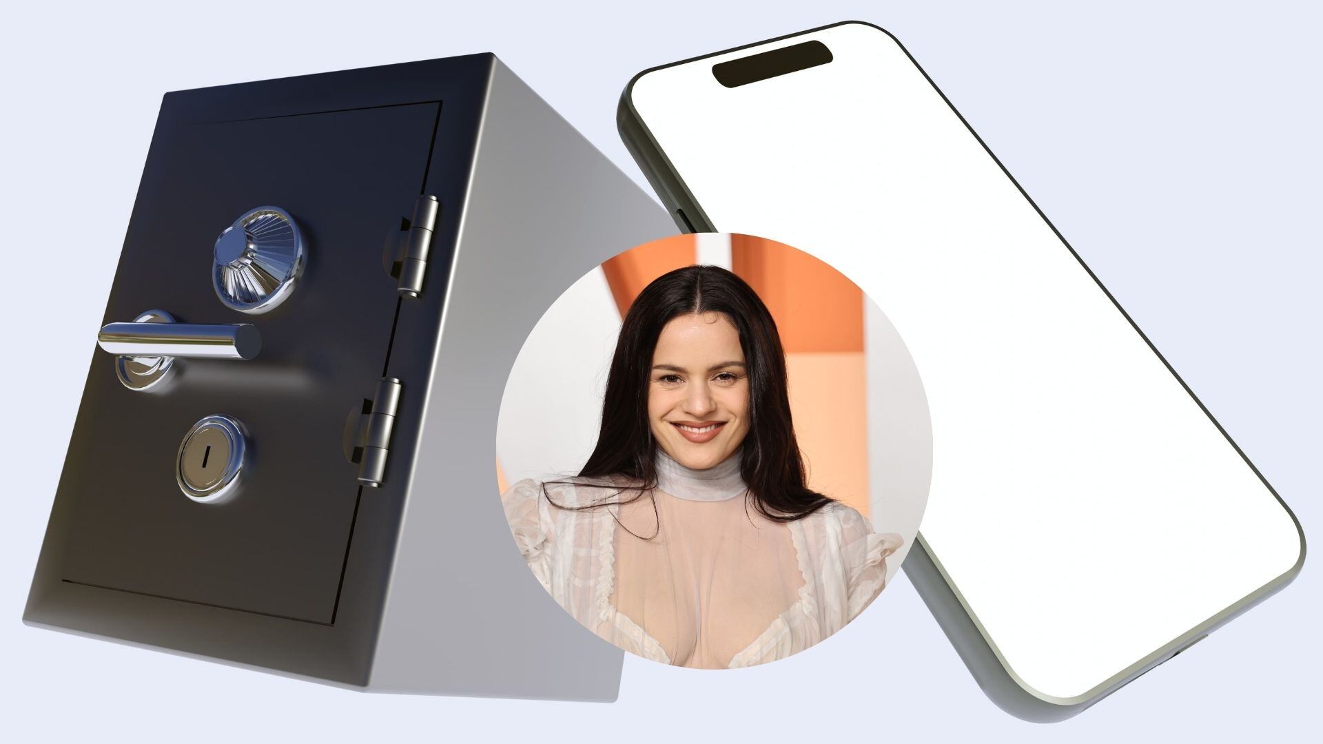 Rosalía es una de las celebridades que usa esta caja de bloqueo móvil.