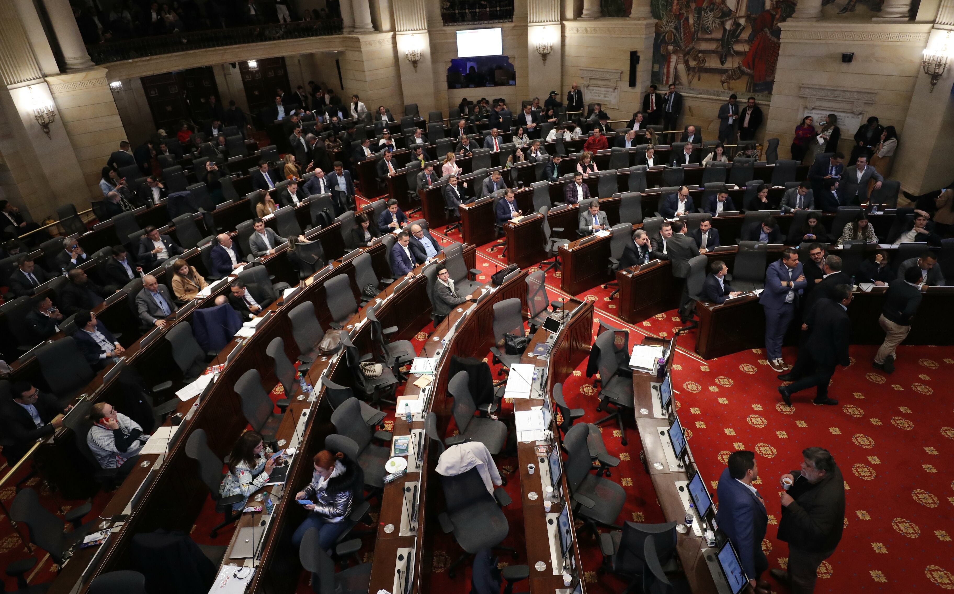 Plenaria del Cámara de representante último día de sesiones ordinarias del Congreso