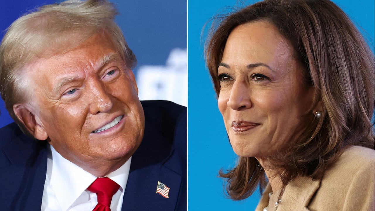 Donald Trump y Kamala Harris