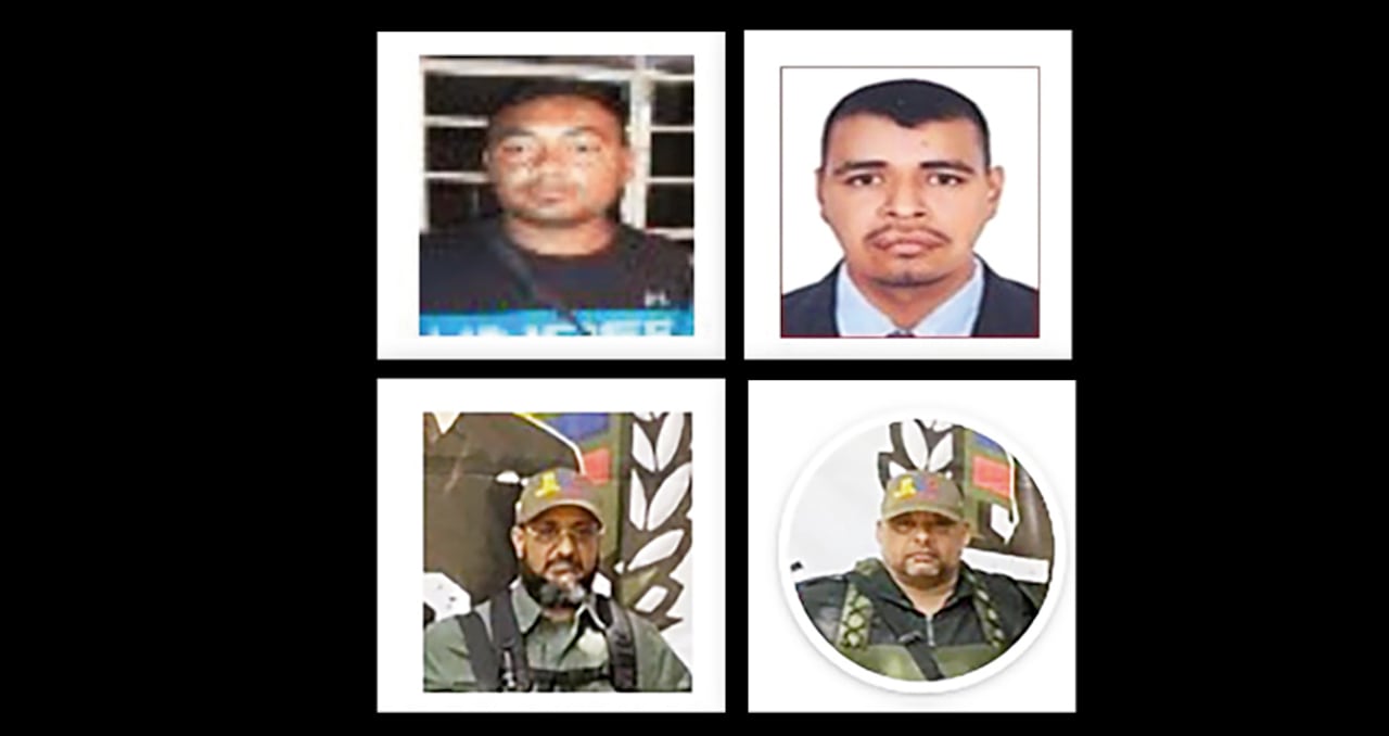 Estos son los principales cabecillas jóvenes de la denominada nueva generación del Clan del Golfo. Tienen orden de extradición.