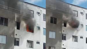 Incendio en Caribe Verde.