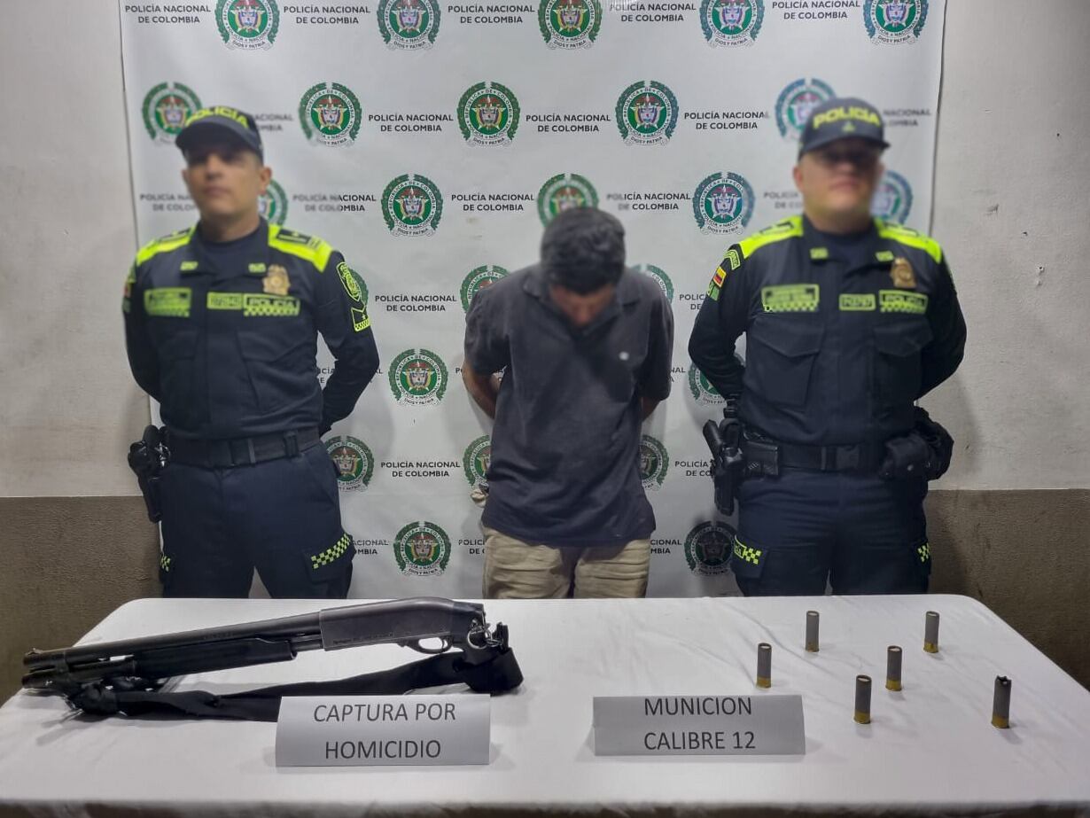 El hombre fue detenido en flagrancia por la Policía Metropolitana de Pereira