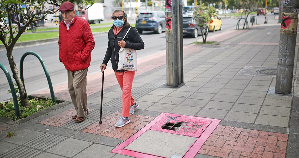 El 57 por ciento de las aceras está en buen estado, el 30 por ciento en regular y el 12,4 por ciento en mal estado.