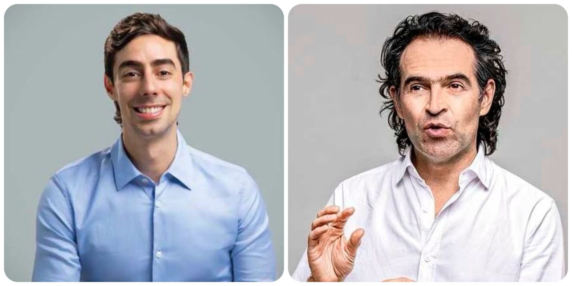 Juan Carlos Upegui y Federico Gutiérrez, son aspirantes a la Alcaldía de Medellín.