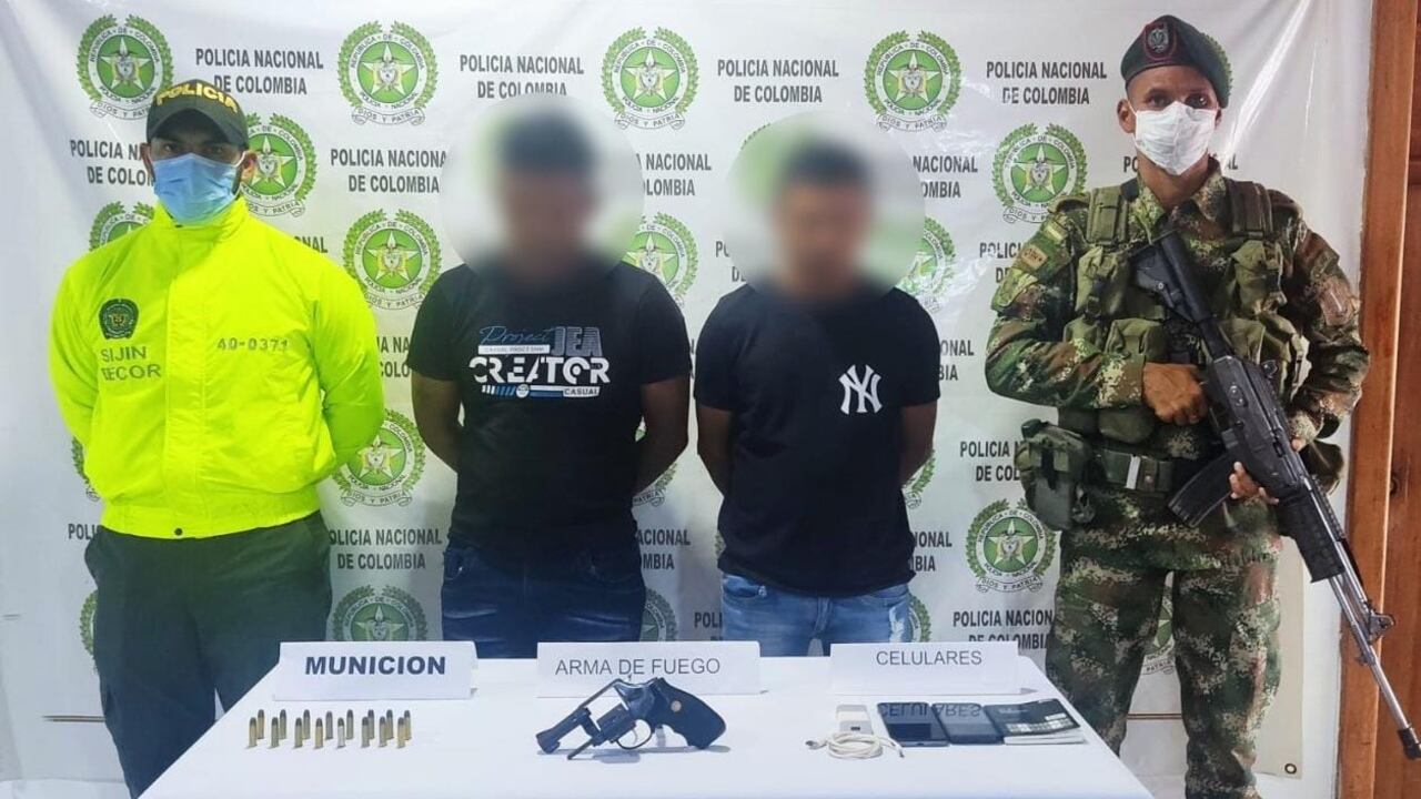 Dos sujetos fueron capturados señalados de pertenecer al Clan del Golfo.