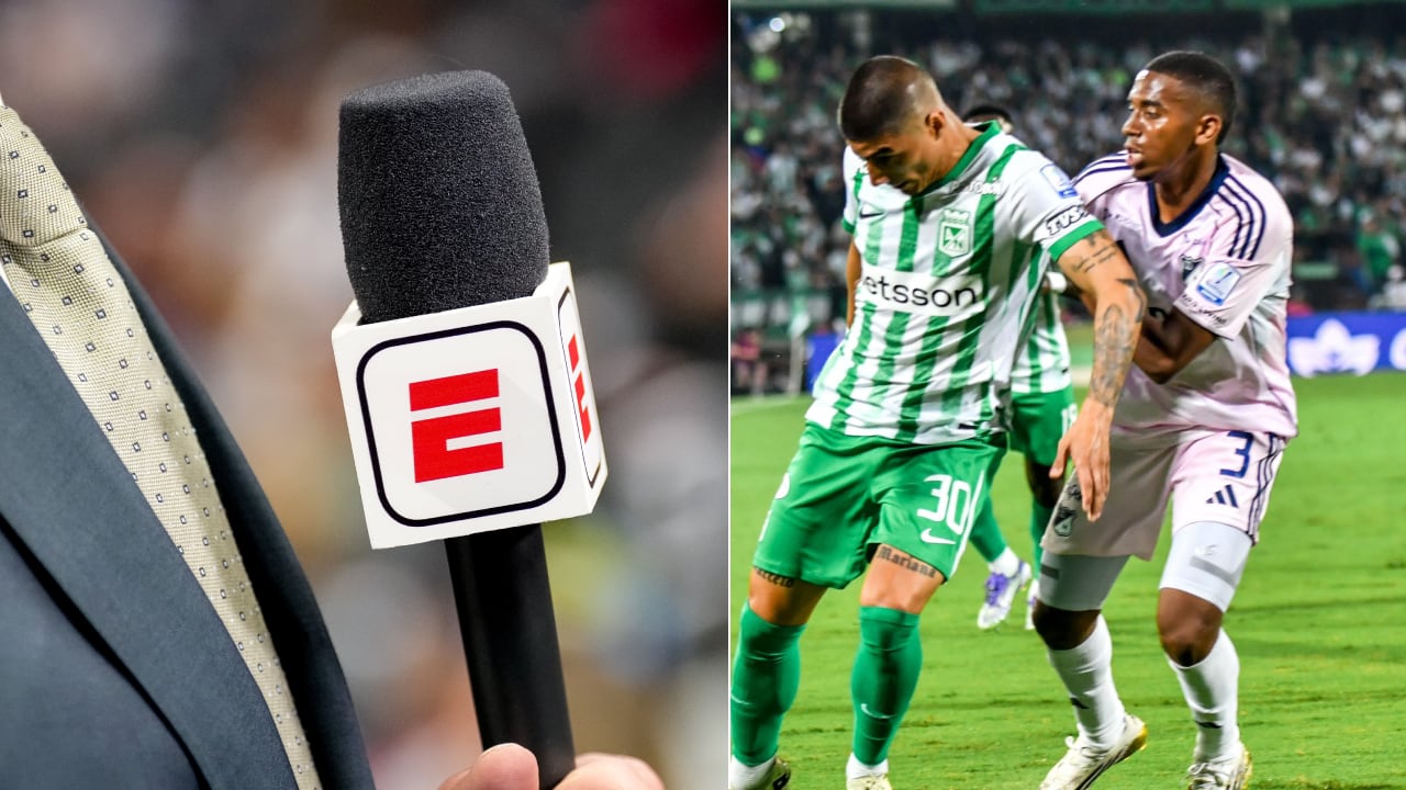 ESPN hará presencia en el Atanasio Girardot para transmitir Atlético Nacional vs. Millonarios.