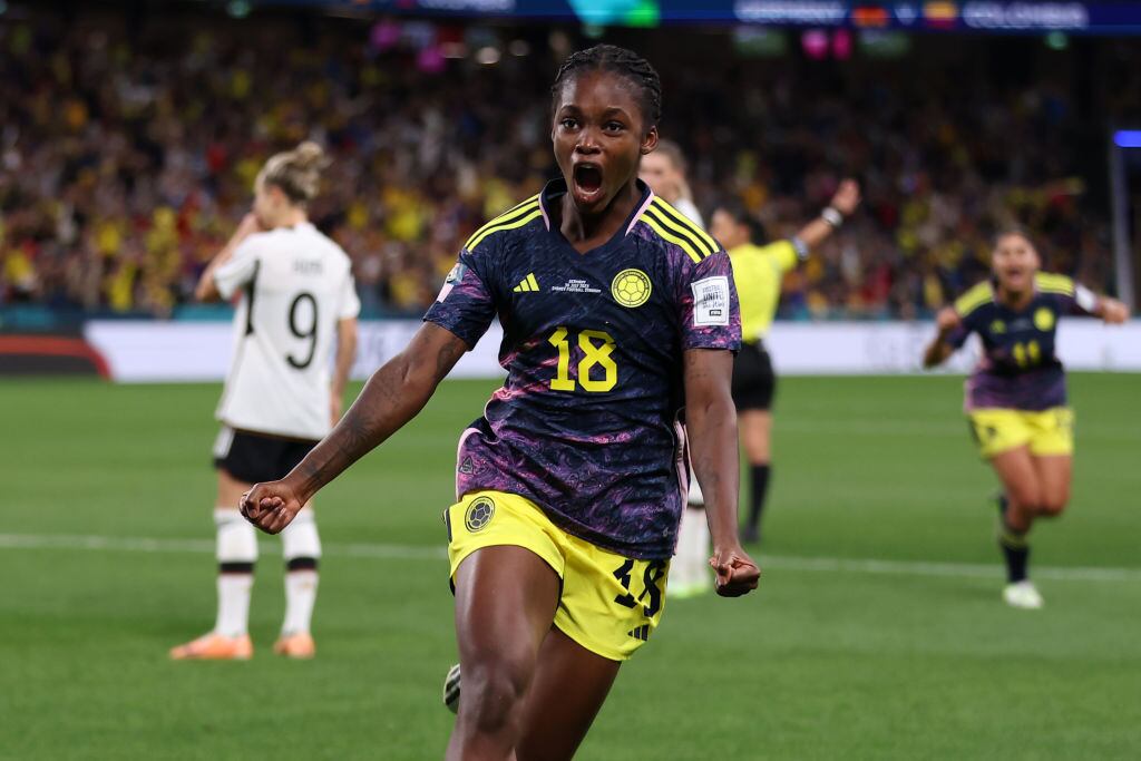Linda Caicedo anotó su octavo gol en Mundiales frente a Alemania.