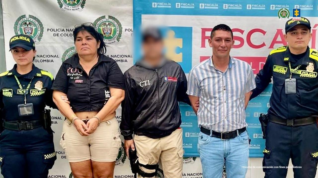 Capturados por la Policía y la Fiscalía.