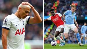 Arsenal y Manchester City en disputa de la Premier League