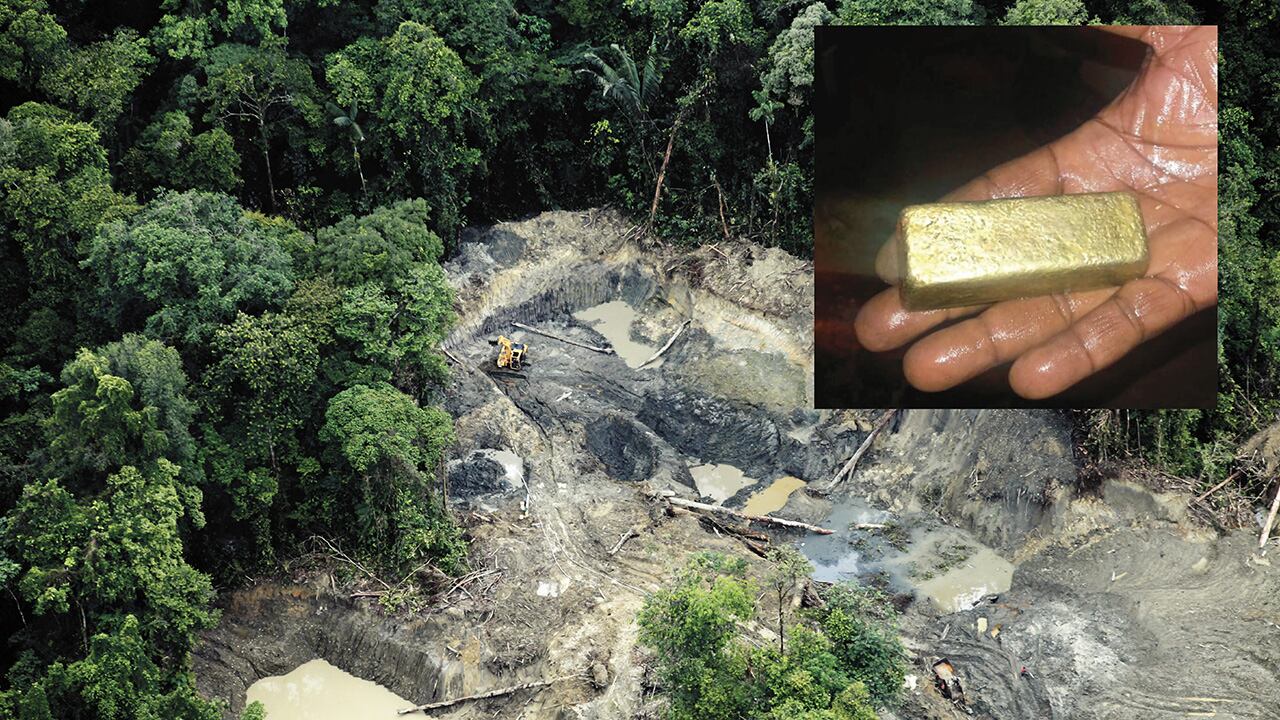 Un kilo de oro vale aproximadamente 400 millones de pesos, mientras que la misma cantidad de cocaína tan solo cuesta 5 millones de pesos, lo que equivale a 80 veces menos que el preciado metal, explotado en varias regiones del país. 