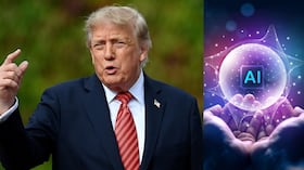 Trump tilda de "patraña" las advertencias sobre el peligro de la IA para la humanidad.