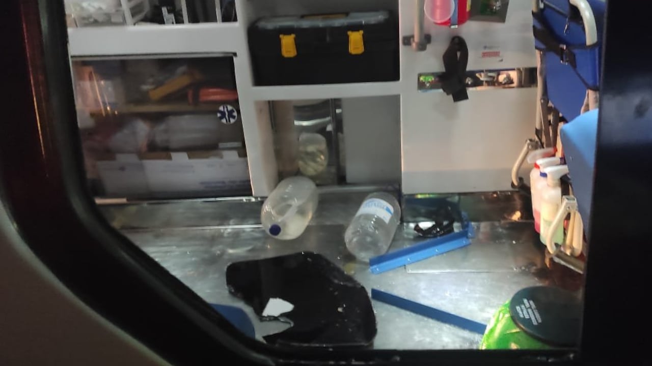 Ambulancias atacadas en Bogotá