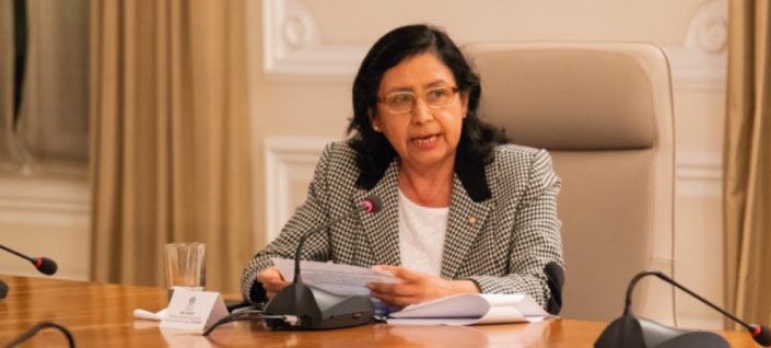 Gina Tambini, representante de la OPS en Colombia