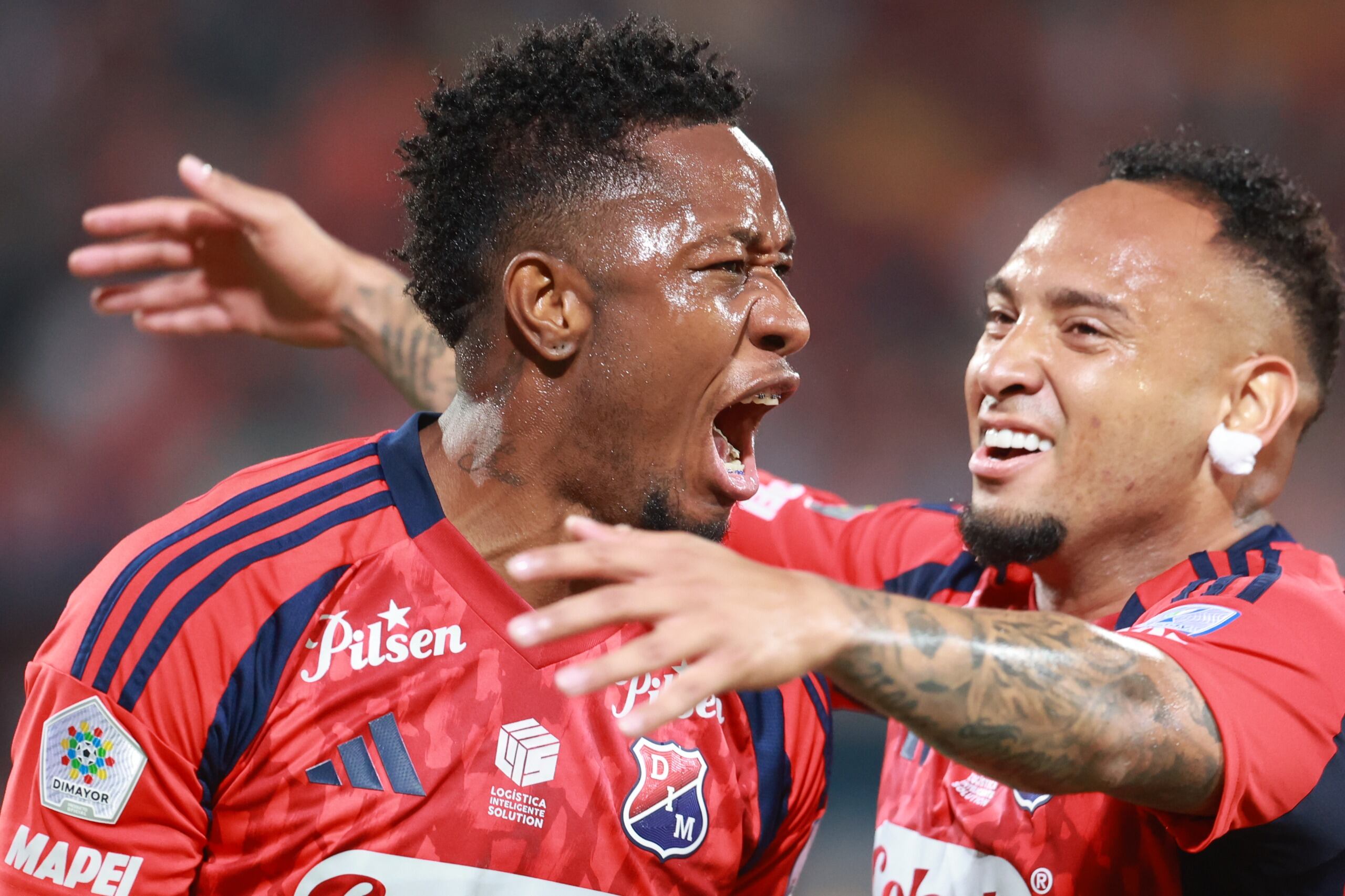 Imagen del partido entre Independiente Medellín y América de Cali por la fecha 20 de la Liga Colombiana 2025.