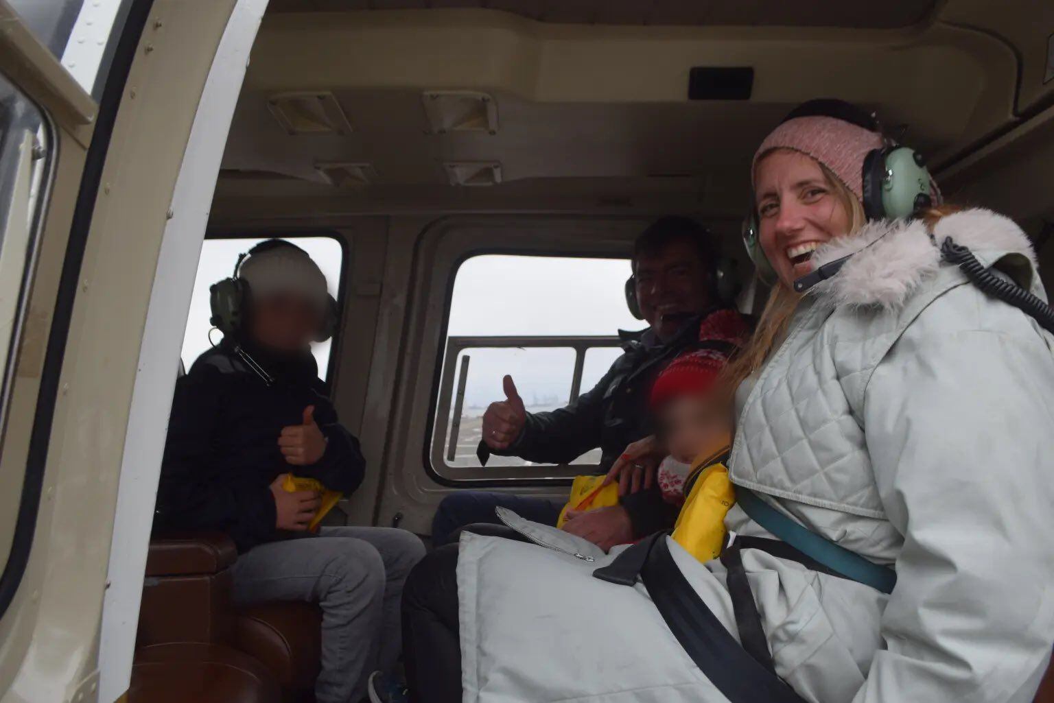 La familia estaba volando el helicóptero cuando cayó en el río Hudson