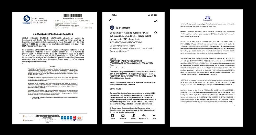 Por la explotación indebida de su imagen, nombre y cultura, Rogelio Mejía pide una indemnización. 