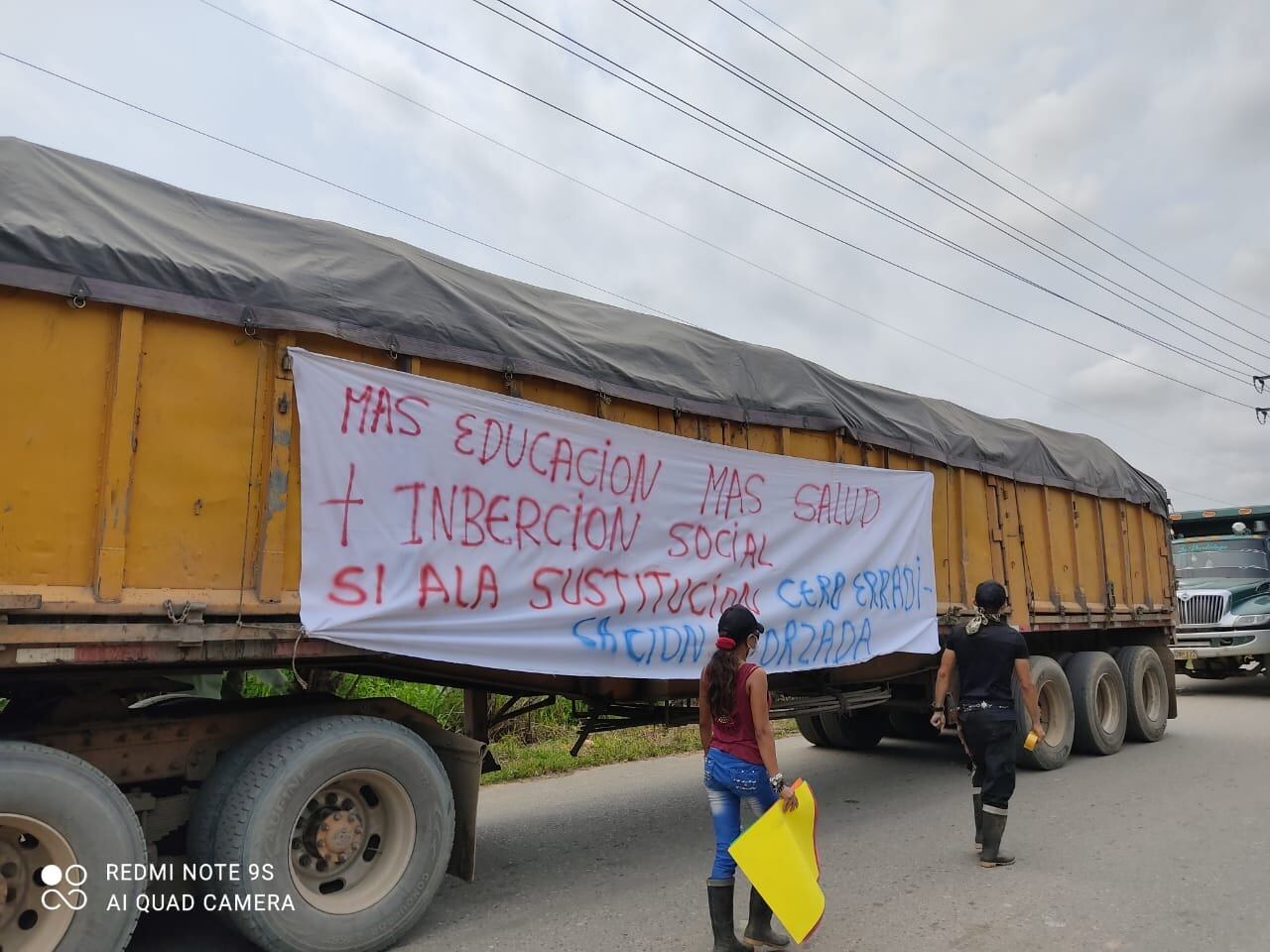 Cocaleros manifiestan que siguen las erradicaciones manuales de cultivos ilícitos por parte del Ejército Nacional.