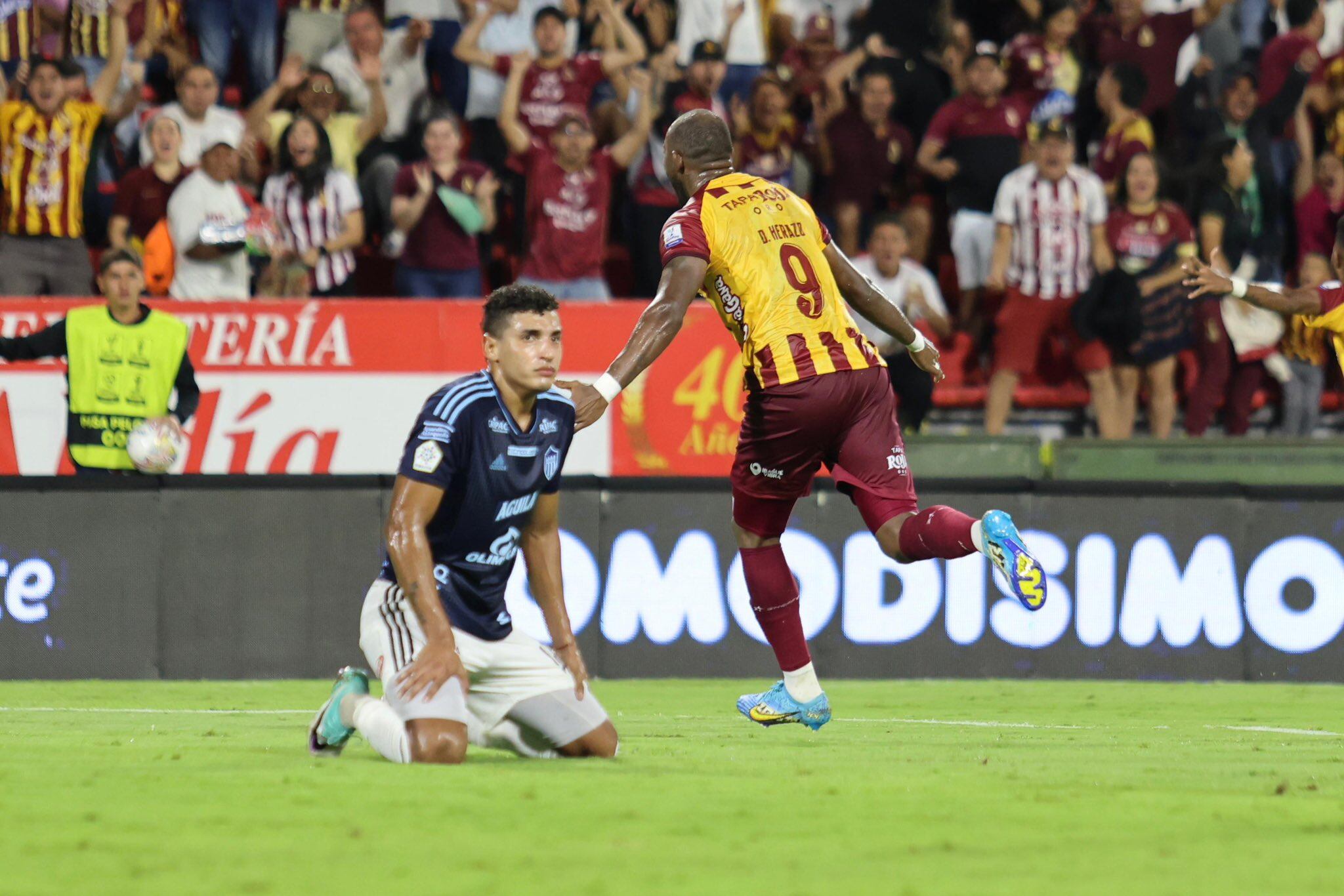 Diego Herazo inauguró la cuenta para el Deportes Tolima