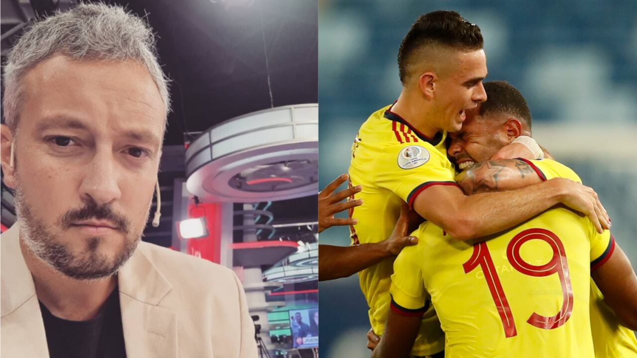 Pablo Carrozza y la Selección Colombia. Foto: Instagram Pablo Carrozza y AP