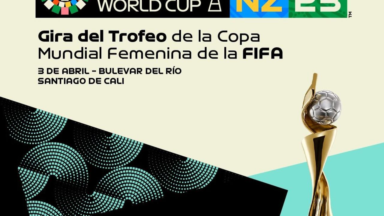 Cali recibirá el trofeo de la Copa Mundo Femenina Nueva Zelanda y Australia 2023.